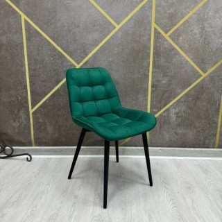 Стул Бостон (Каркас ММБ черный) (Велюр Изумруд)